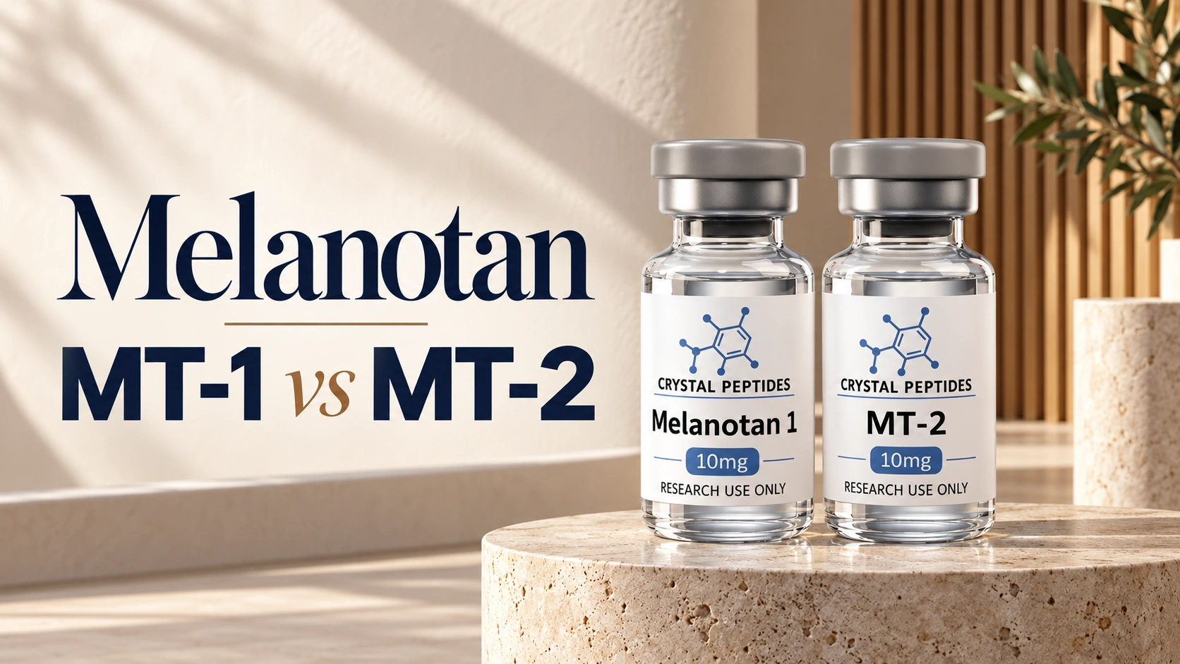 Melanotan MT-1 έναντι MT-2: Δομή, Δεδομένα και Ρυθμιστικό Καθεστώς