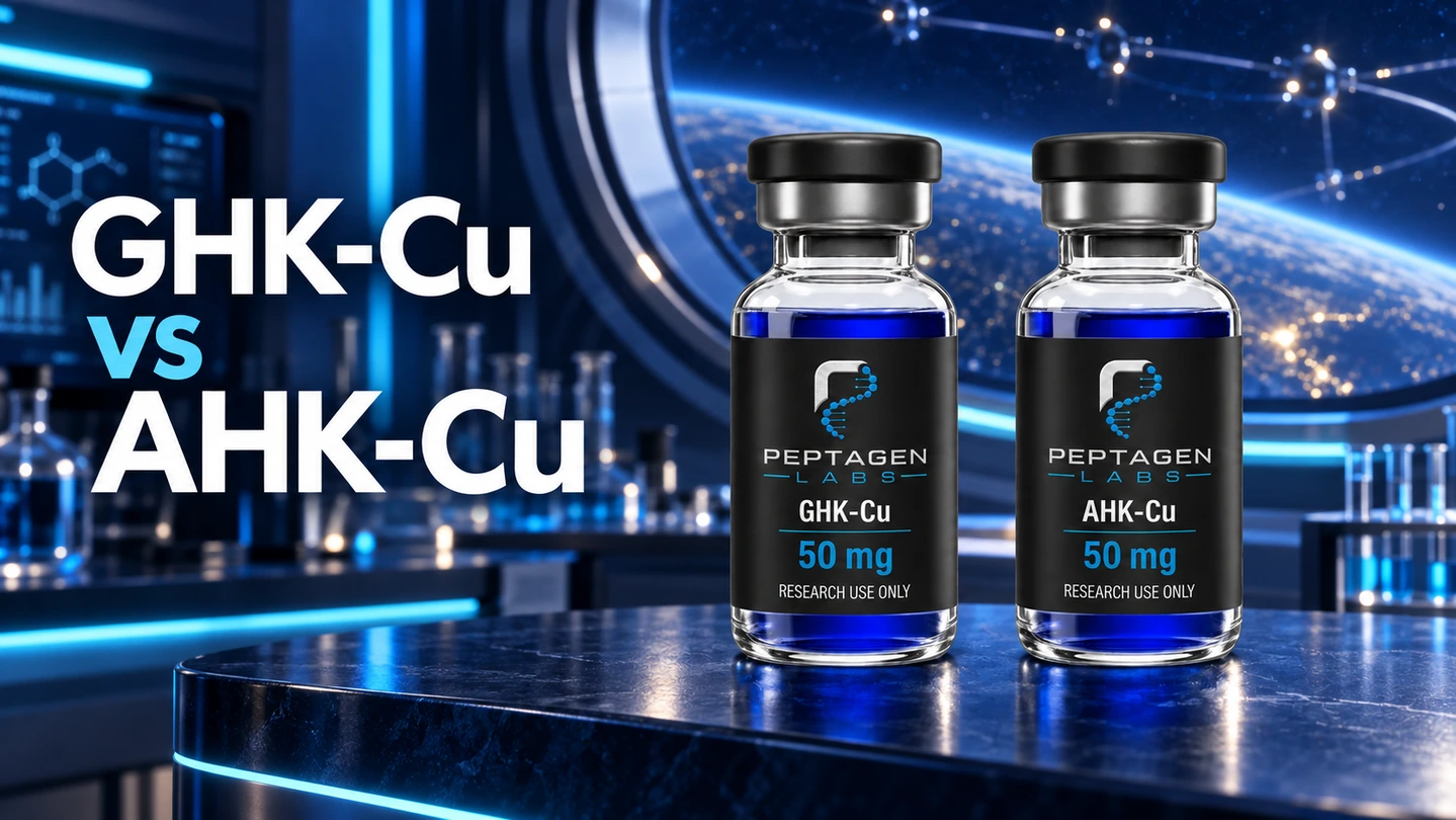 GHK-Cu και AHK-Cu: Τι αλλάζει όταν αλλάζει ένα αμινοξύ;