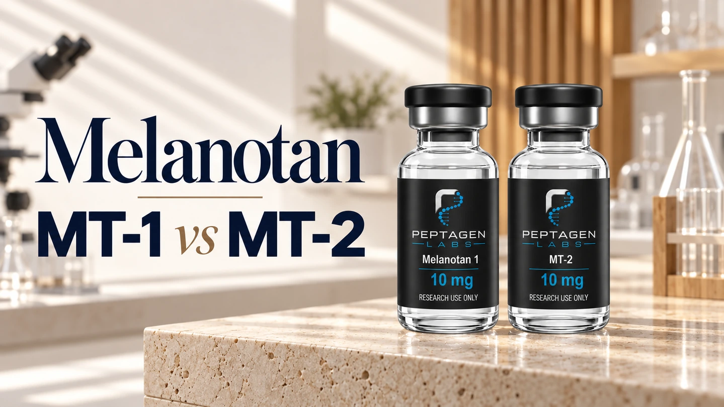 Melanotan MT-1 έναντι MT-2: Δομή, Δεδομένα και Ρυθμιστικό Καθεστώς